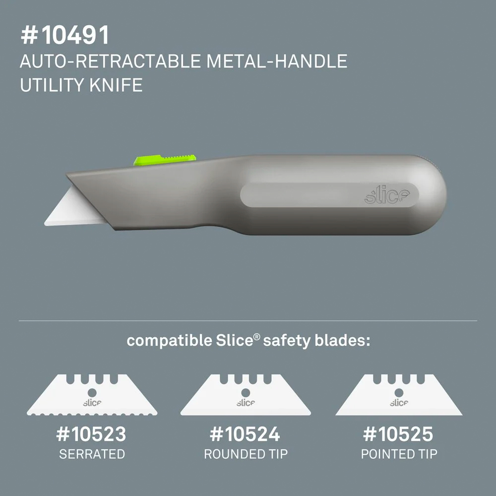 Slice 10560 Auto-Retractable Industrial Utility Knife